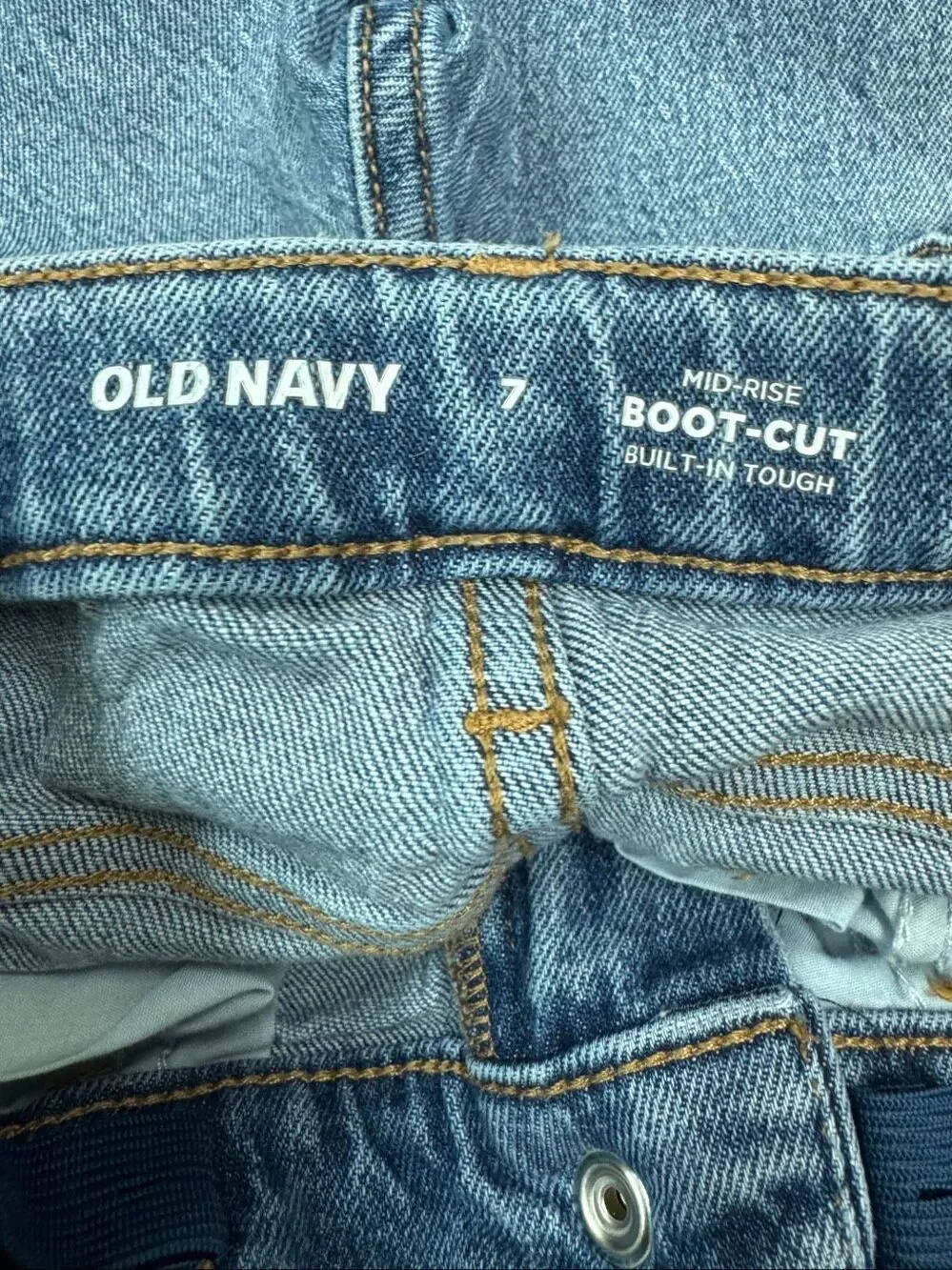 Old Navy Girls Mid-Rise Boot Cut Jeans Size 7